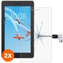 Mobigear Lenovo Tab E7 Panzerglas Gehärtetes Glas Displayschutz - Hüllenfreundlich (2er Pack)