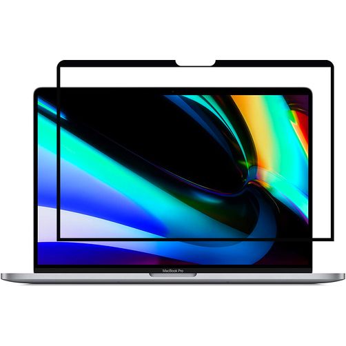 GrizzlyCoat MacBook Pro 16 Zoll (2019-2020) Displayschutz Anti-Glare Schutzfolie - Hüllenfreundlich - Schwarz