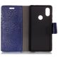 Mobigear Croco Xiaomi Mi 8 SE Hülle Klapphülle Geldbörse - Blau