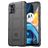 Mobigear Rugged Shield Motorola Moto G22 Hülle Flexibles TPU Backcover Stoßfest - Schwarz