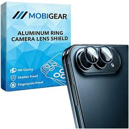 Mobigear Single Lens iPhone Duo Panzerglas Kameralinsenschutz - Hüllenfreundlich - Deep Blue
