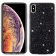 Mobigear Glitter iPhone XR Hülle Hardcase Backcover - Schwarz