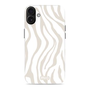 MIO iPhone 16 MagSafe Hülle Hardcase Backcover - Sandy Zebra