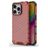Mobigear Honeycomb iPhone 16 Pro Max Hülle Hardcase Backcover Stoßfest - Rot