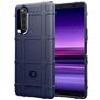 Mobigear Rugged Shield Sony Xperia 5 II Hülle Flexibles TPU Backcover Stoßfest - Blau