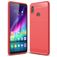 Mobigear Brushed Slim HONOR Note 10 Hülle Flexibles TPU Backcover - Rot