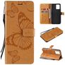 Mobigear Butterfly Realme 8 Pro Hülle Klapphülle Geldbörse - Cognac