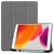 Mobigear Tri-Fold Gel iPad 7 (2019) Hülle Klapphülle + Stifthalter - Grau