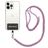 Mobigear Lanyard Verstellbare Universal-Handykette - Weiß / Blau / Magenta