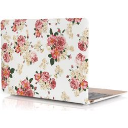 Mobigear Design MacBook 12 Zoll (2015-2017) Hardshell Hülle Laptop Cover MacBook Case - Blumen - Modell A1534