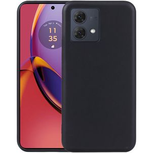 Mobigear Basics Motorola Moto G85 Hülle Flexibles TPU Backcover - Schwarz