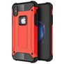 Mobigear Outdoor iPhone XS Hülle Hardcase Backcover Stoßfest - Rot