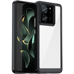 Mobigear Crystal Xiaomi 13T Hülle Hardcase Backcover - Schwarz
