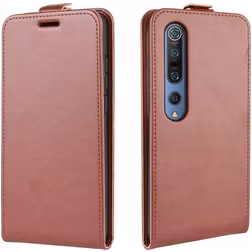 Mobigear Xiaomi Mi 10 Hülle Flipcase - Braun