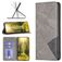 Mobigear Rhombus Slim Motorola Moto G71 5G Hülle Klapphülle - Grau
