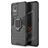 Mobigear Armor Ring Realme GT Neo 3 Hülle Hardcase Backcover Stoßfest mit Ringhalter - Schwarz