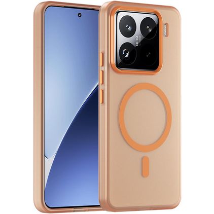 Mobigear Shockproof Xiaomi 15 Pro MagSafe Hülle Hardcase Backcover - Orange