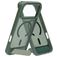 Mobiparts Hardcover iPhone 18 Pro Max MagSafe Hülle Hardcase Backcover mit Ständer - Satin Green