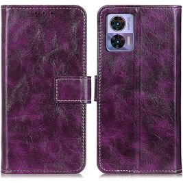 Mobigear Basic Motorola Edge 30 Neo Hülle Klapphülle Geldbörse - Lila