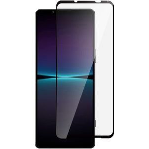 Mobigear Premium Sony Xperia 10 IV Panzerglas Gehärtetes Glas Displayschutz - Hüllenfreundlich - Schwarz