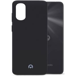 Mobilize Rubber Gelly Motorola Moto G22 Hülle Flexibles TPU Backcover - Matt Black