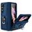 Mobigear Armor Ring Samsung Galaxy Z Fold 5 Hülle Hardcase Backcover Stoßfest mit Ringhalter - Blau