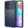 Mobigear Groove Samsung Galaxy A52s 5G Hülle Flexibles TPU Backcover - Blau