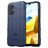 Mobigear Rugged Shield POCO M5 Hülle Flexibles TPU Backcover Stoßfest - Blau