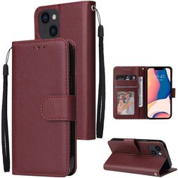 Mobigear Wallet iPhone 14 Hülle Klapphülle Geldbörse - Rot