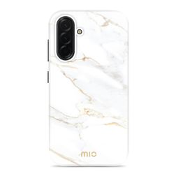 MIO Samsung Galaxy A36 MagSafe Hülle Hardcase Backcover - White Marble