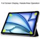 Mobigear Tri-Fold iPad Air 11 Zoll (2024) Hülle Klapphülle - Schwarz