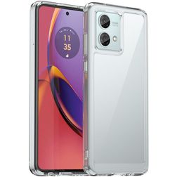 Mobigear Crystal Durchsichtig Motorola Moto G84 Hülle Hardcase Backcover - Transparent