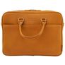 Valenta Laptop leather Echtes Leder Laptop Aktentasche 15.6 Zoll Laptoptasche + Handgriff - Camel