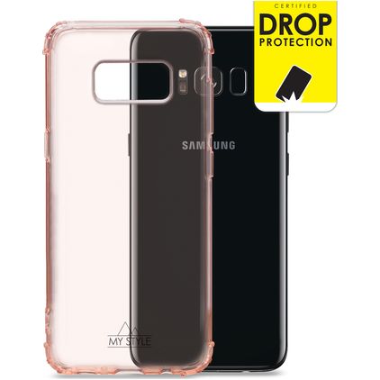 My Style Protective Flex Samsung Galaxy S8 Hülle Flexibles TPU Backcover Stoßfest - Soft Pink
