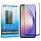 Mobigear Premium Samsung Galaxy A54 Panzerglas Gehärtetes Glas Displayschutz - Hüllenfreundlich - Schwarz