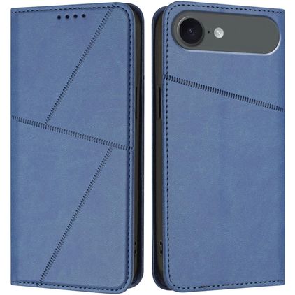Mobigear Frosted Flip iPhone Air Klapphülle Portemonnaie - Blau