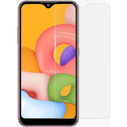 Mobigear Samsung Galaxy A01 Panzerglas Displayschutz - Hüllenfreundlich