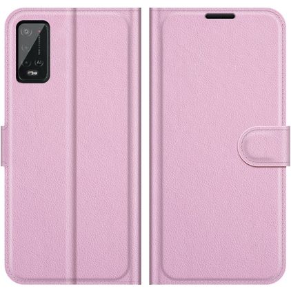 Mobigear Classic Wiko Power U20 Hülle Klapphülle Geldbörse - Pink