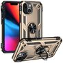 Mobigear Armor Ring iPhone 14 Plus Hülle Hardcase Backcover Stoßfest mit Ringhalter - Gold