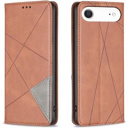 Mobigear Rhombus Slim iPhone Air Klapphülle - Braun