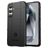Mobigear Rugged Shield Samsung Galaxy S24 FE Hülle Flexibles TPU Backcover Stoßfest - Schwarz