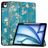 Mobigear Tri-Fold iPad Air 13 Zoll (2025) Hülle Klapphülle + Stifthalter - Almond Blossoms