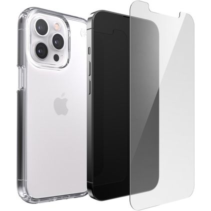 Speck Perfectly Clear ShieldView Durchsichtig iPhone 13 Pro Hülle Hardcase Backcover Stoßfest - Transparent