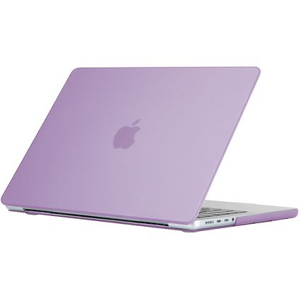 Mobigear Glossy MacBook Pro 16 Zoll (2021-2026) Hardcase Hülle MacBook Case - Lila - Model A2485 / A2780 / A2991 / A3186 / A3428 / A3429