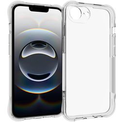 Mobigear Cushion Durchsichtig iPhone 17e Hülle Flexibles TPU Backcover - Transparent