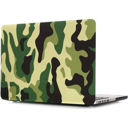 Mobigear Design MacBook Pro 13 Zoll (2012-2015) Hardcase Hülle MacBook Case - Jungle Camauflage - Model A1425 / A1502