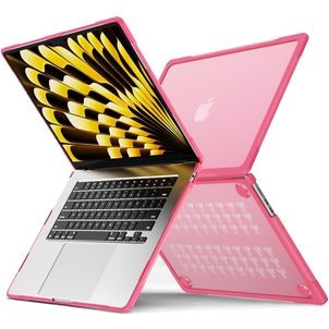 Mobigear Shockproof Pro MacBook Air 15 Zoll (2023-2026) Hardcase Hülle MacBook Case - Pink - Model A2941 / A3114 / A3241 / A3448