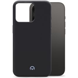 Mobilize Rubber Gelly iPhone 14 Pro Hülle Flexibles TPU Backcover - Matt Black