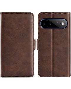 Mobigear Slim Magnet Google Pixel 11 Pro XL Hülle Klapphülle Geldbörse - Braun