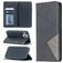 Mobigear Rhombus Slim iPhone 12 Hülle Klapphülle - Grau